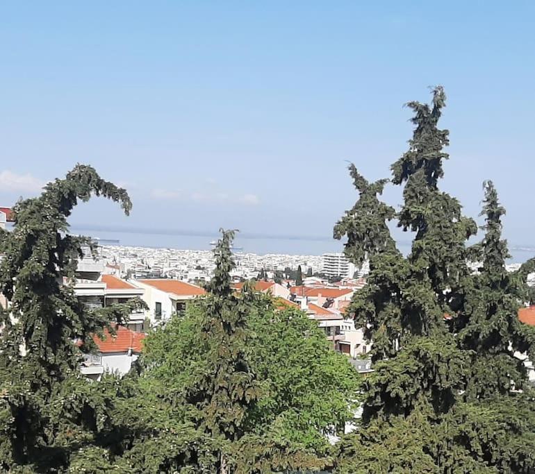 Όμορφο Διαμέρισμα- Σοφίτα Με Υπέροχη Θεα Thessaloniki Exterior photo
